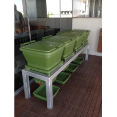 4er-Modul Hungry Bin Wurmfarm